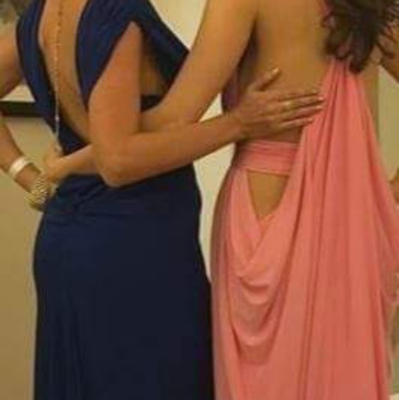 Hot pink formal gown - Picture 2 of 2